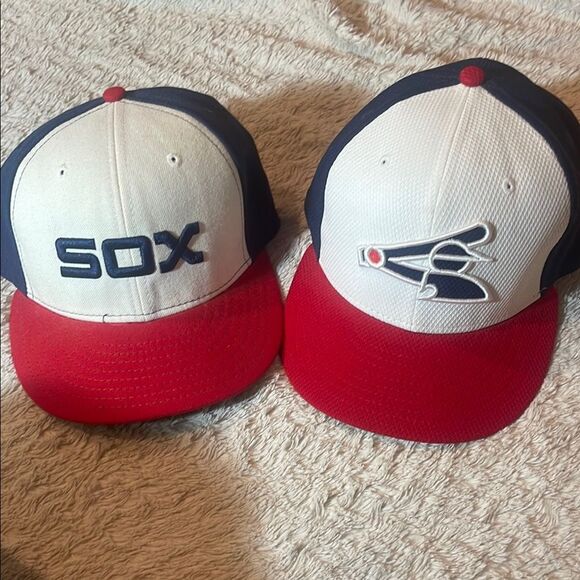 Chicago White Sox hat bundle fitted size 7 1/4